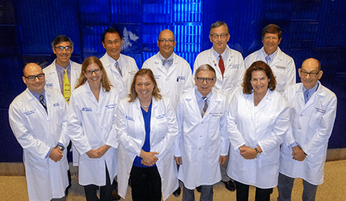 A photo of faculty members from Otolaryngology.